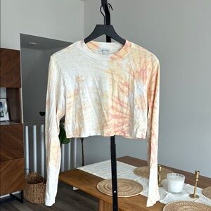 Cotton Citizen long sleeve top tie dye